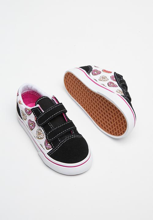 Vans - Jn children classic - black/pink