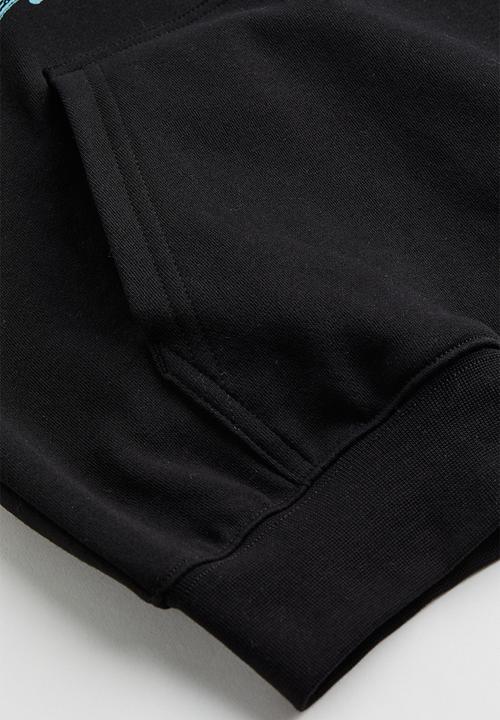 H&M - Oversized printed hoodie - black/black panther