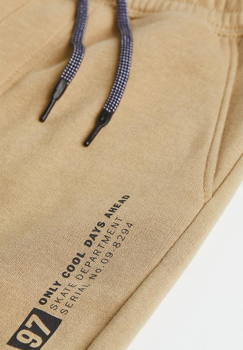 H&M - Printed joggers - beige
