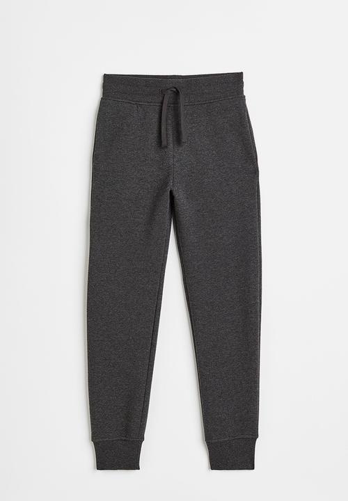 H&M - Brushed-inside joggers - dark grey