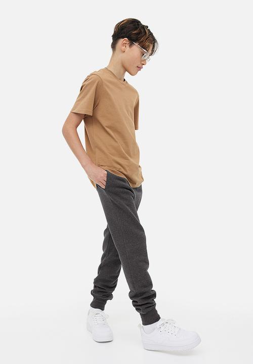 H&M - Brushed-inside joggers - dark grey