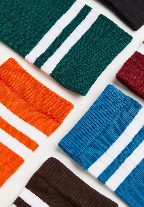 H&M - 7-Pack ribbed socks - multi