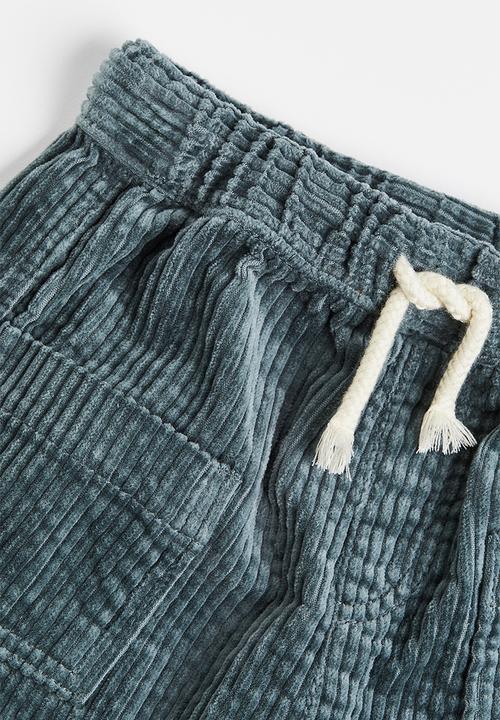 H&M - Cotton corduroy trousers - green