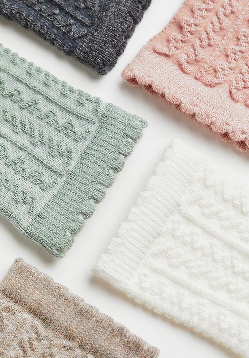 H&M - 5-Pack knitted socks - multi