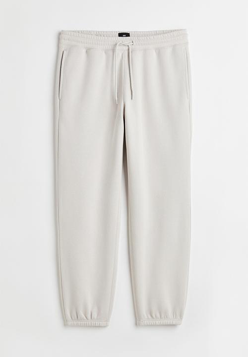 H&M - Relaxed fit sweatpants - light greige