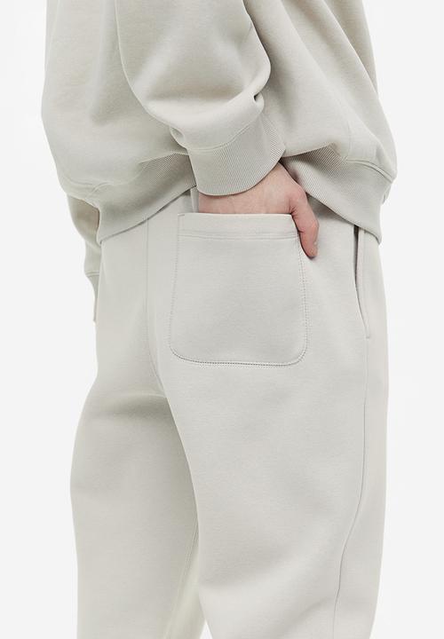 H&M - Relaxed fit sweatpants - light greige