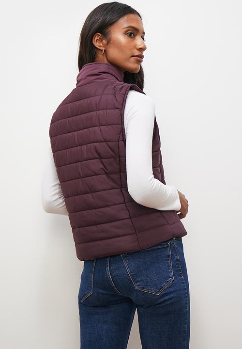 edit - Everyday gilet - wine