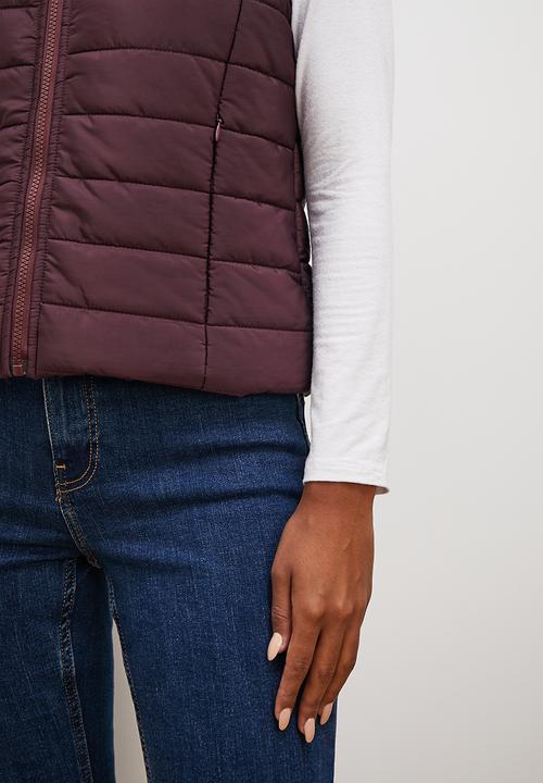 edit - Everyday gilet - wine
