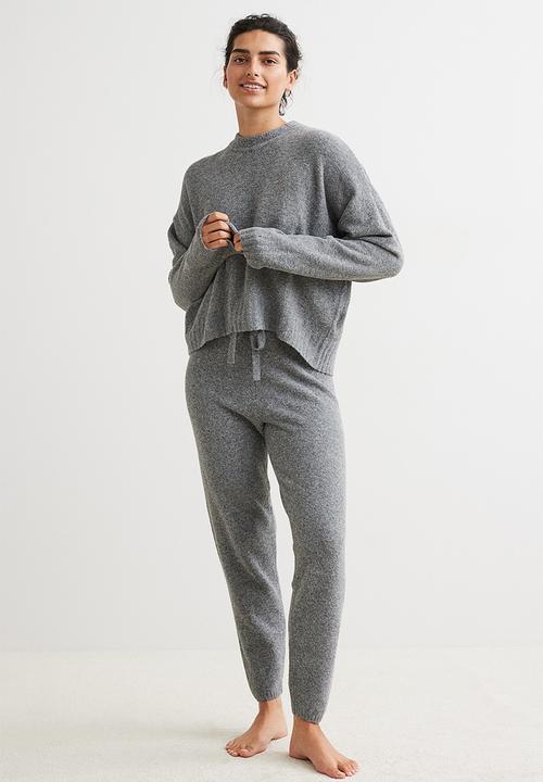 H&M - Fine-knit jumper - grey marl I