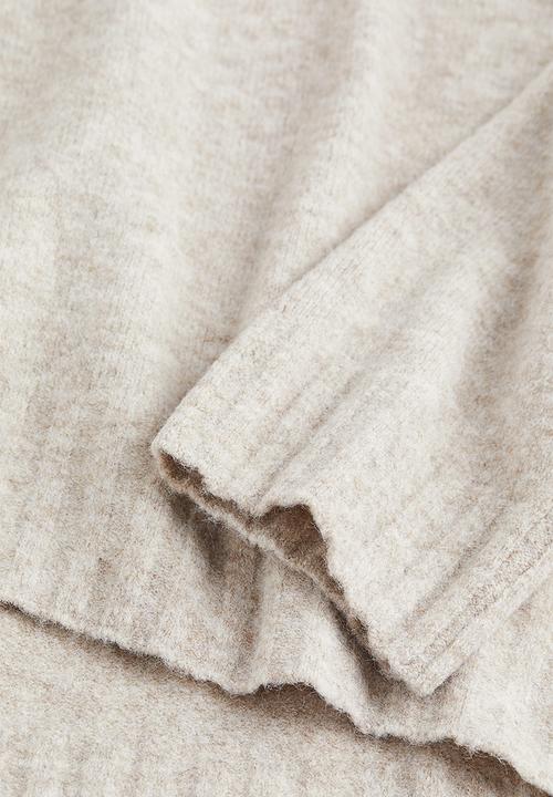 H&M - Fine-knit jumper - light beige marl