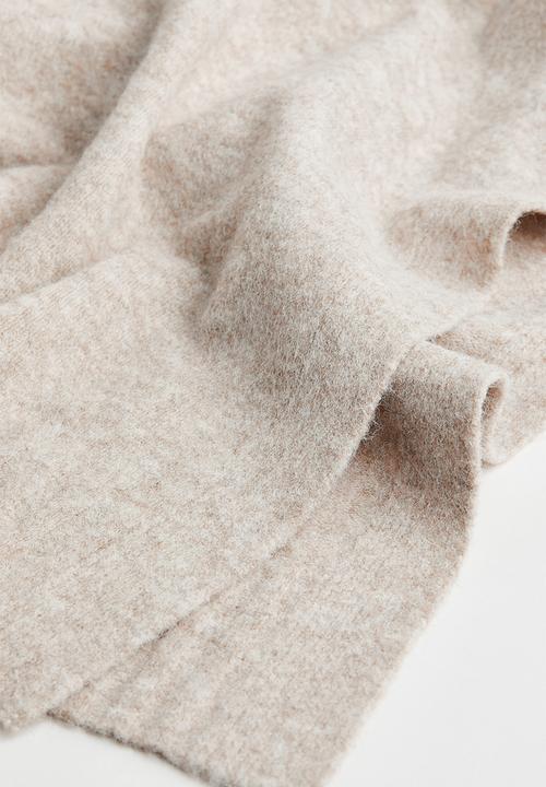 H&M - Knitted long dress - beige marl