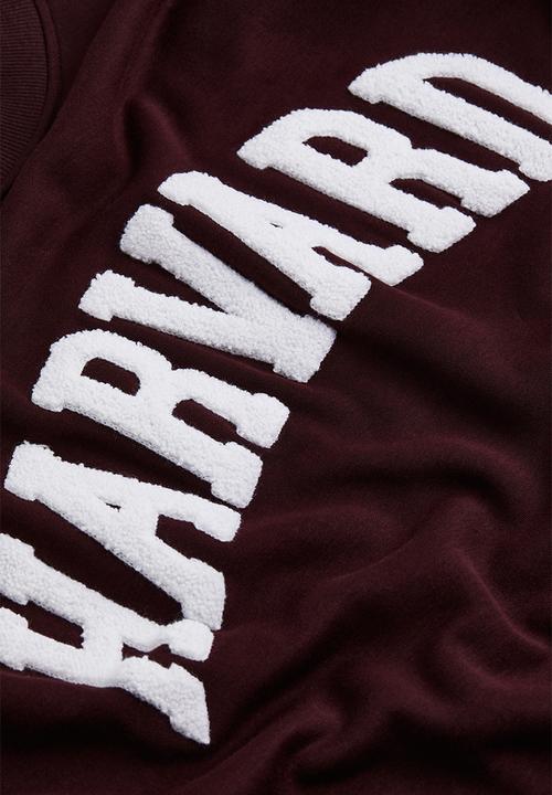 H&M - Oversized sweatshirt - burgundy/harvard