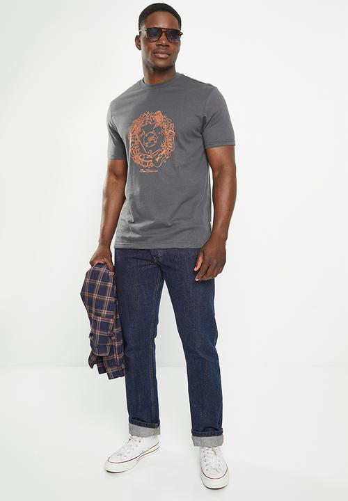 Ben Sherman - Music flow tee-shirt - dark charcoal
