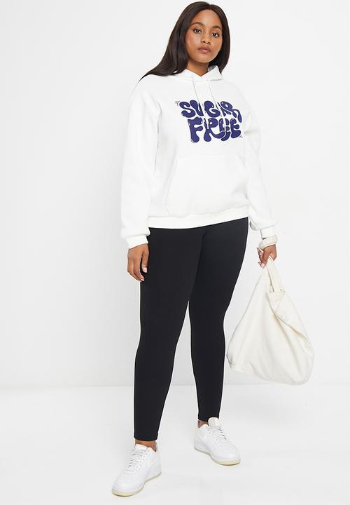 Trendyol - Plus knitted detail leggings - black