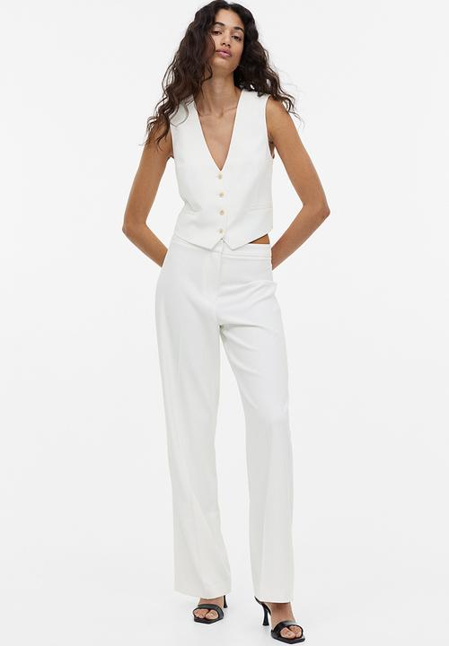 H&M - Wide trousers - white