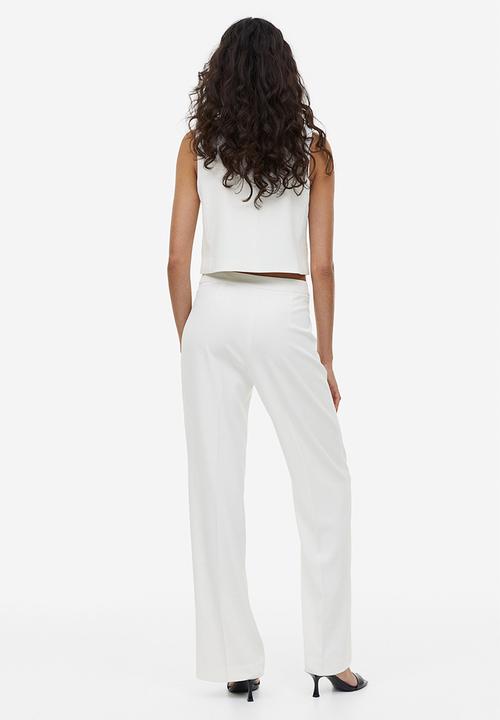 H&M - Wide trousers - white