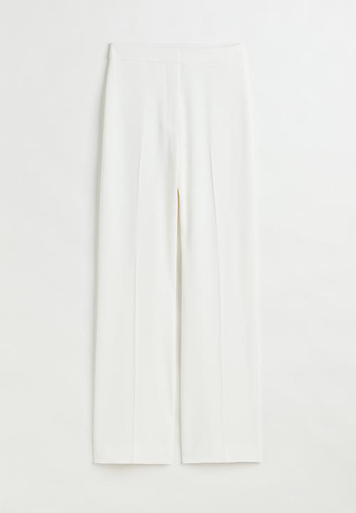H&M - Wide trousers - white