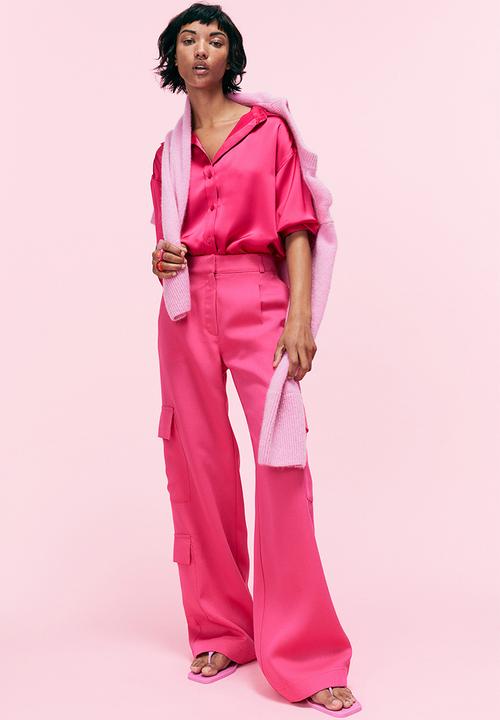 H&M - Oversized blouse - cerise