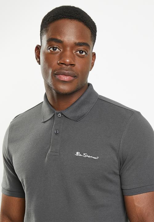 Ben Sherman - Romford short sleeve - dark charcoal