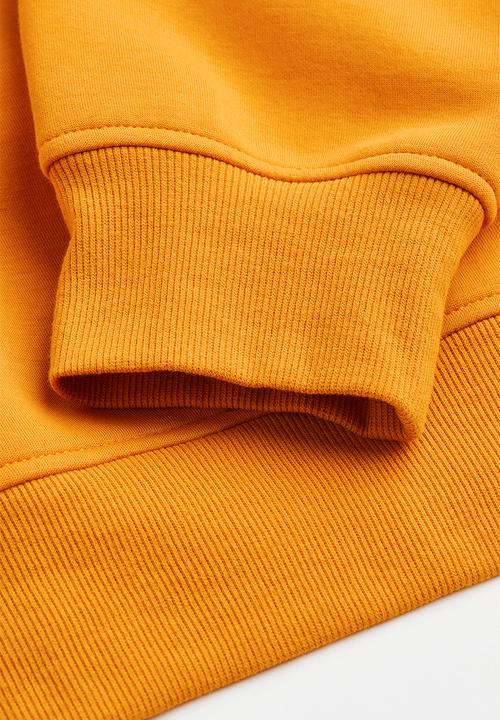 H&M - Crew-neck sweatshirt - mustard yellow/chicago