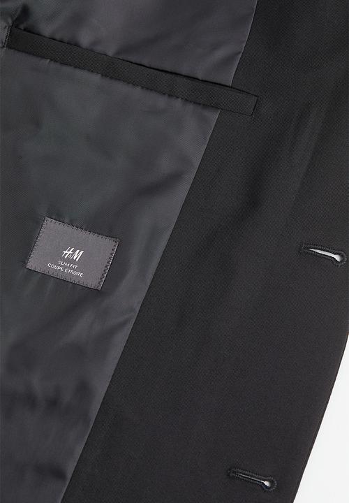 H&M - Jacket slim fit - black