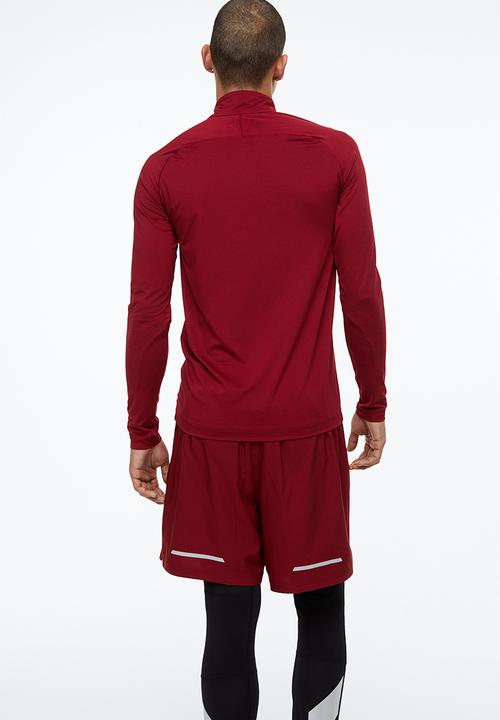 H&M - Long-sleeved sports top - dark red