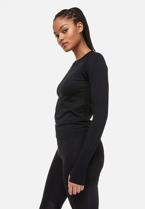 H&M - Drymove™ seamless sports top - black