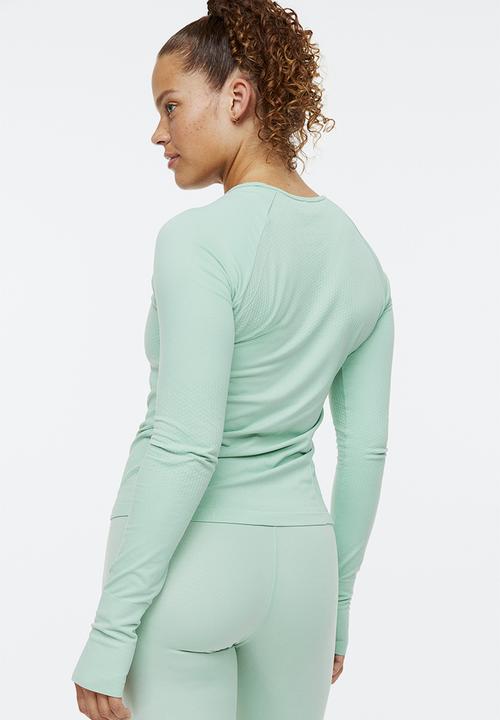 H&M - Drymove™ seamless sports top - mint green