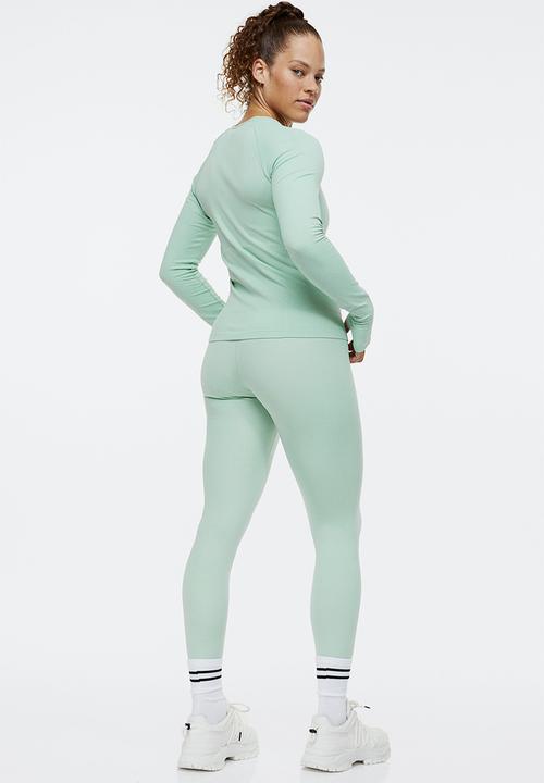 H&M - Drymove™ seamless sports top - mint green
