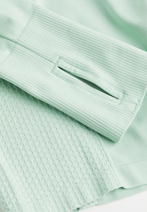H&M - Drymove™ seamless sports top - mint green
