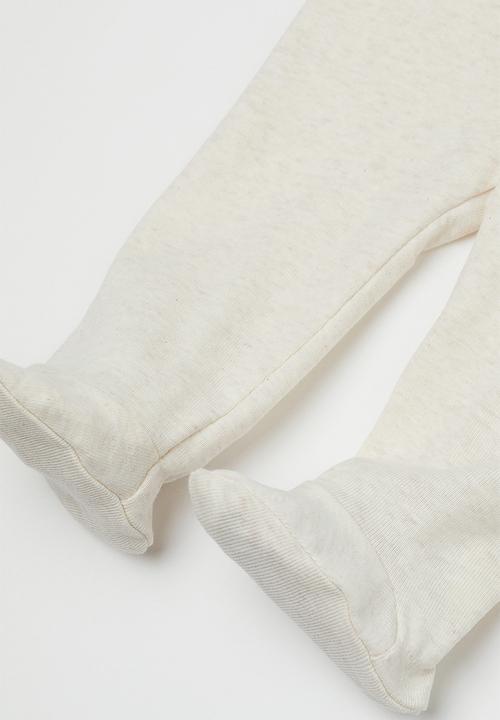 H&M - 3-Pack trousers - light beige/striped