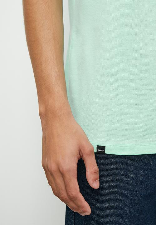 Superbalist - Luka pique short sleeve slim golfer - mint