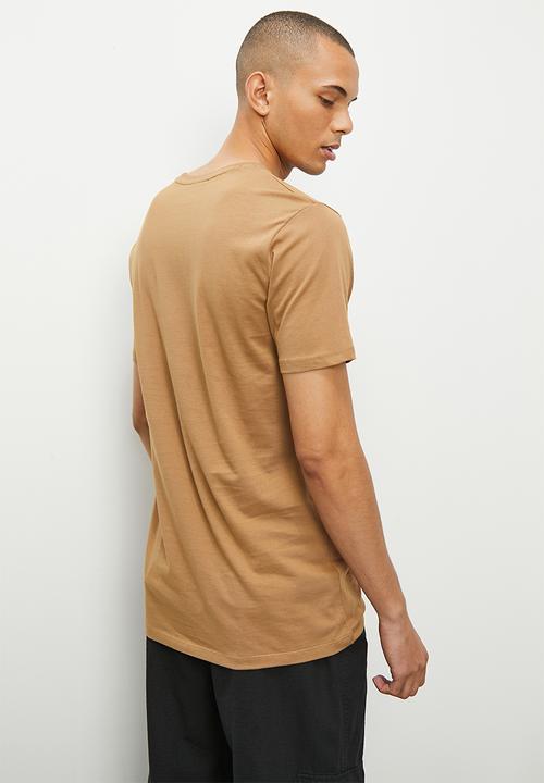 Superbalist - Dean v-neck tee - mocca