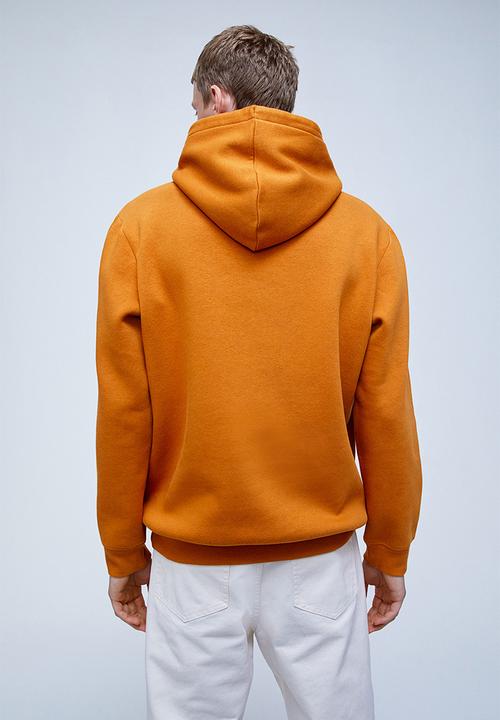 H&M - Regular fit hoodie - orange/universe