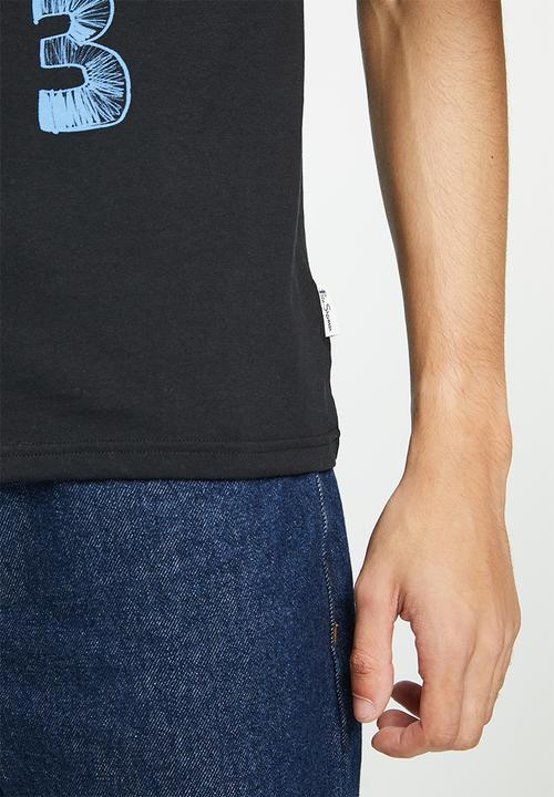 Ben Sherman - Typography art tee-shirt - black