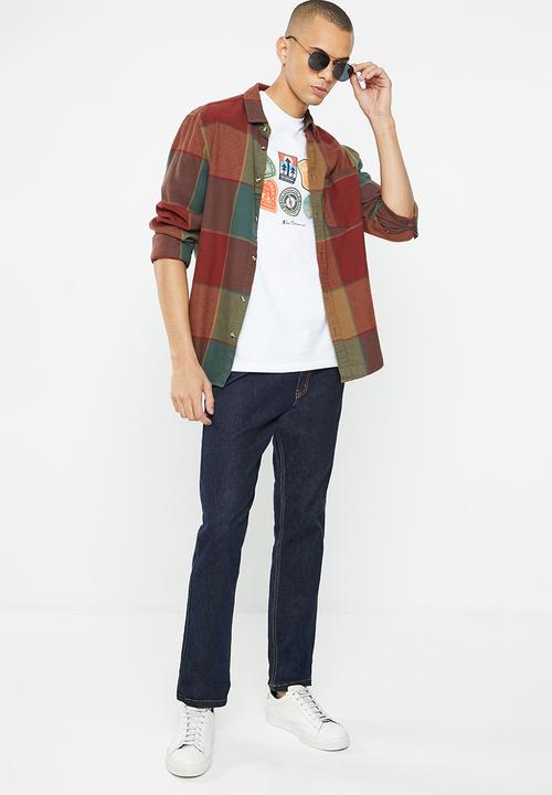 Ben Sherman - Outdoor badges tee-shirt - white