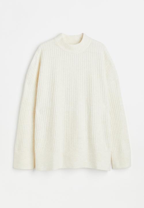 H&M - Rib-knit jumper - cream