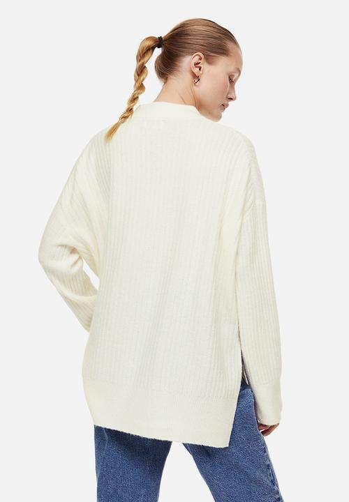 H&M - Rib-knit jumper - cream