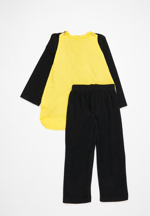 Pop Candy - Batman pj set - black & yellow