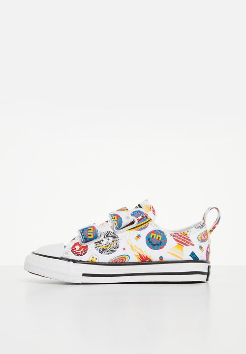 Converse - Chuck taylor all star 2v ox - white/red/amarillo