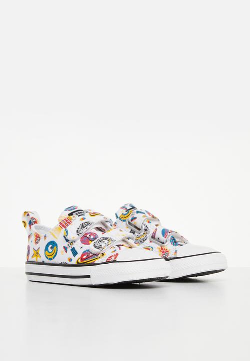 Converse - Chuck taylor all star 2v ox - white/red/amarillo