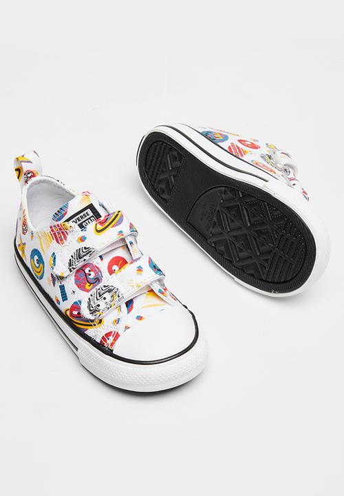 Converse - Chuck taylor all star 2v ox - white/red/amarillo