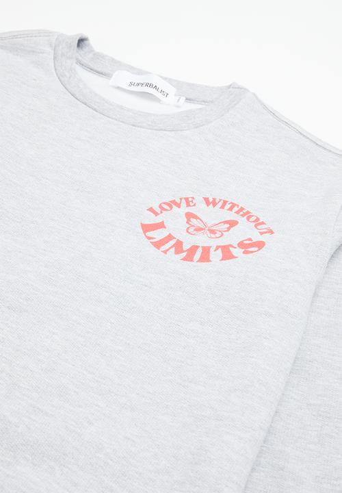 Superbalist - Older girls tracksuit set - grey melange