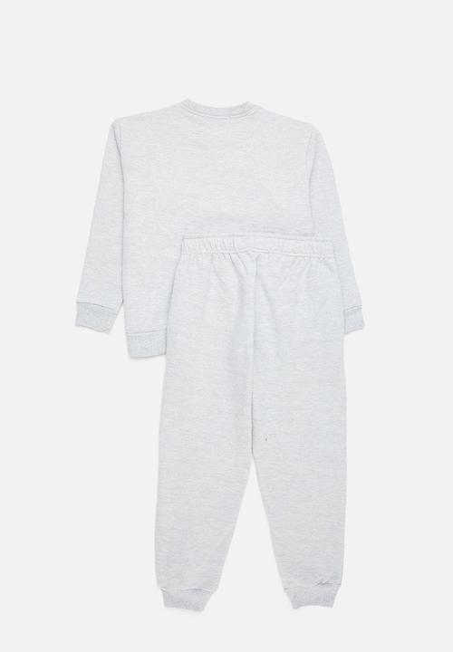 Superbalist - Older girls tracksuit set - grey melange
