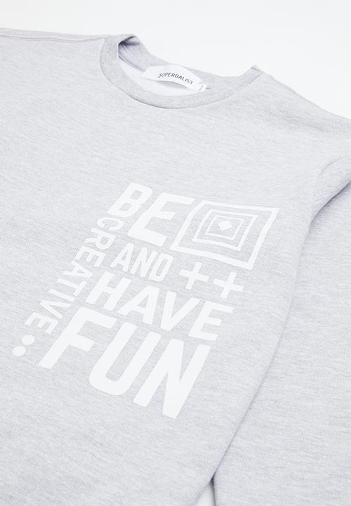 Superbalist - Boys tracksuit set - grey melange