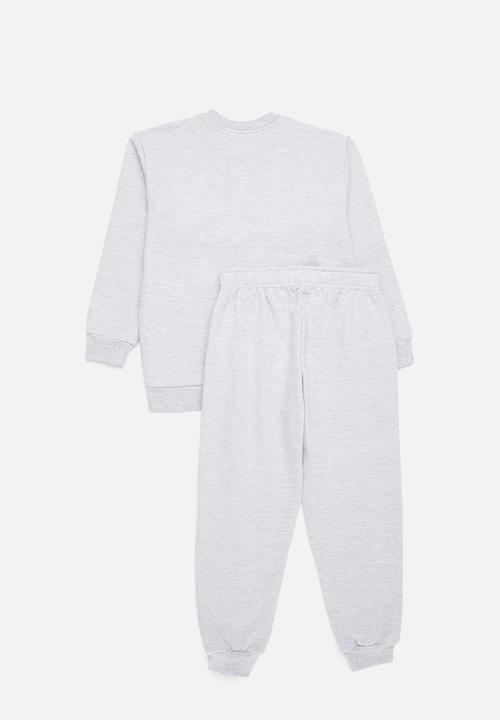 Superbalist - Boys tracksuit set - grey melange