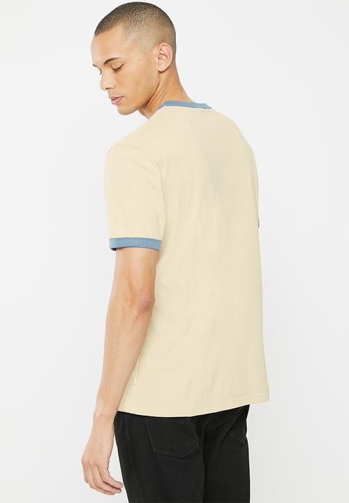 Ben Sherman - River brand driver tee - tofu/blue