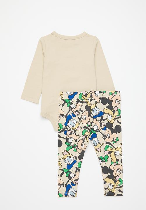 Cotton On - bundle the ls bubbysuit & river legging-lcn - lcn dis pluto