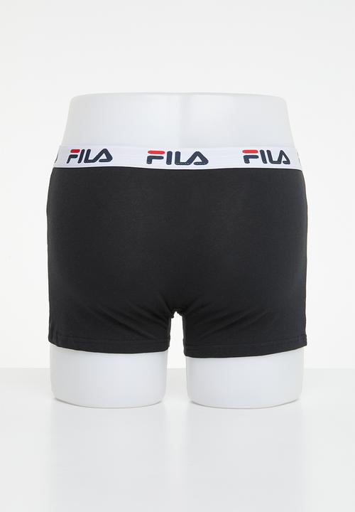 FILA - Alessio 2 pack trunks - black & grey 