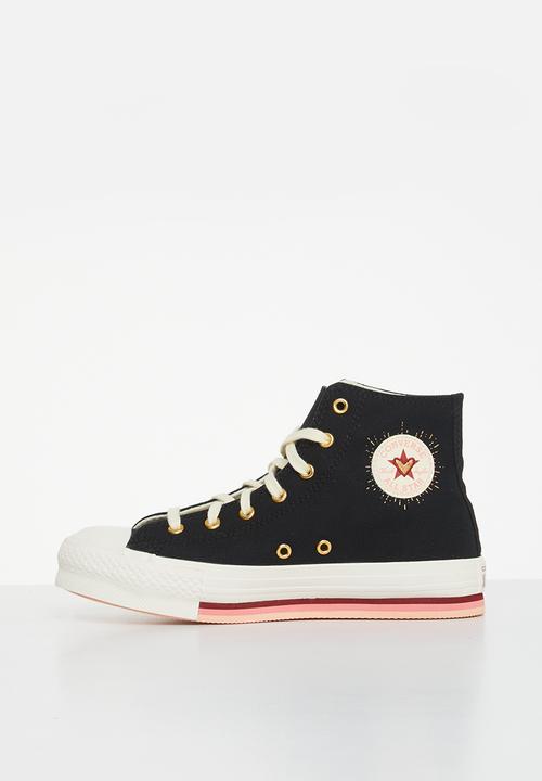 Converse - Chuck taylor all star eva lift hi - black/egret/back ally brick